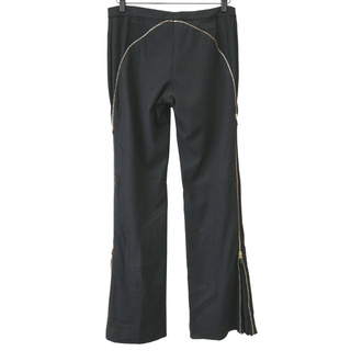 ALEXANDER MCQUEEN | Black Wool-Blend Zip Pants
