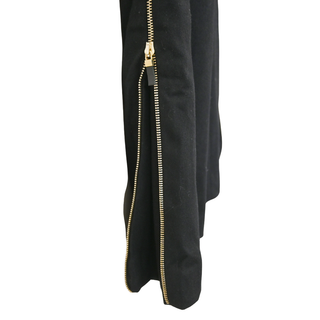ALEXANDER MCQUEEN | Black Wool-Blend Zip Pants