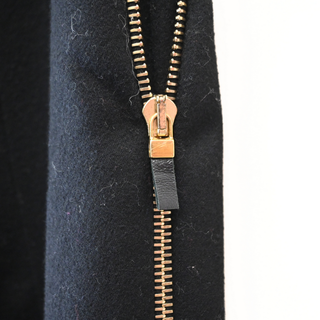 ALEXANDER MCQUEEN | Black Wool-Blend Zip Pants