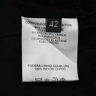 ALEXANDER MCQUEEN | Black Wool-Blend Zip Pants