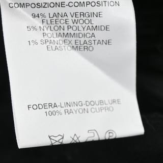 ALEXANDER MCQUEEN | Black Wool-Blend Zip Pants