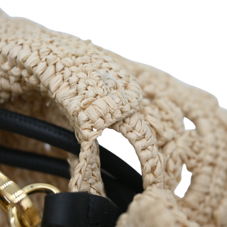 LOEWE | Flamenco Raffia Convertible Clutch Bag