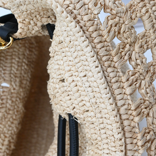 LOEWE | Flamenco Raffia Convertible Clutch Bag