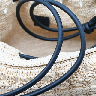 LOEWE | Flamenco Raffia Convertible Clutch Bag