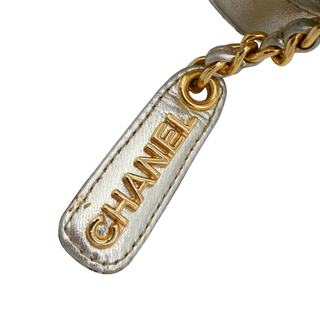 CHANEL | Quilted Gold-Metallic Mini Camera Bag