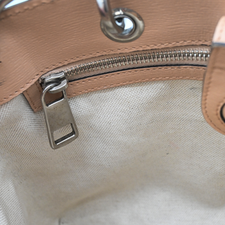 GUCCI | Pink Blooms Bamboo Shopper Tote Bag