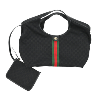 GUCCI | Black Giglio Large Tote Bag