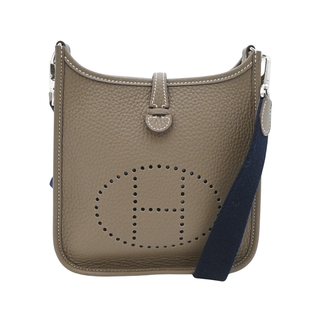 HERMES | Evelyne TPM Taupe Leather Crossbody Bag