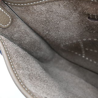 HERMES | Evelyne TPM Taupe Leather Crossbody Bag