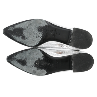 LORO PIANA | Rebecca Cracked Metallic Ballet Flats