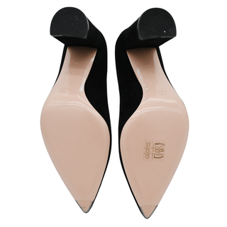 GIANVITO ROSSI | Piper Black Suede Pumps