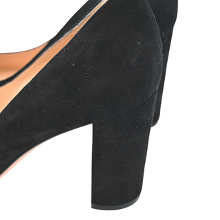 GIANVITO ROSSI | Piper Black Suede Pumps