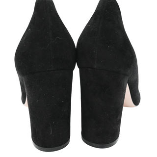 GIANVITO ROSSI | Piper Black Suede Pumps