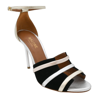 MALONE SOULIERS | Cindy Metallic Leather Heels