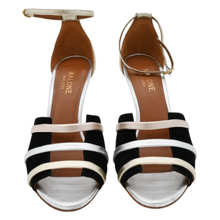 MALONE SOULIERS | Cindy Metallic Leather Heels