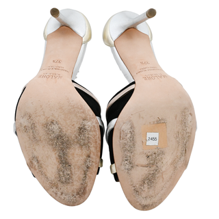 MALONE SOULIERS | Cindy Metallic Leather Heels