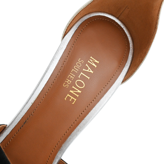 MALONE SOULIERS | Cindy Metallic Leather Heels