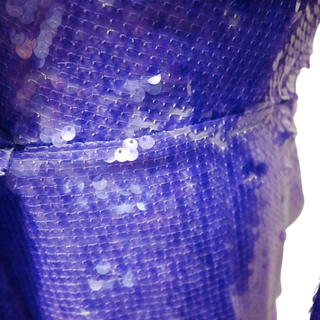 Clyde Purple Sequin Mini Dress