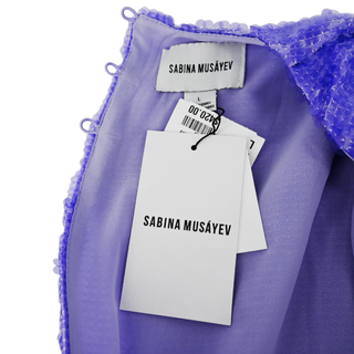 Clyde Purple Sequin Mini Dress