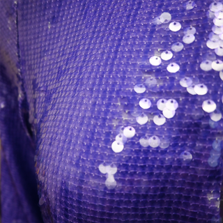 Clyde Purple Sequin Mini Dress