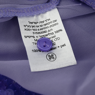 Clyde Purple Sequin Mini Dress