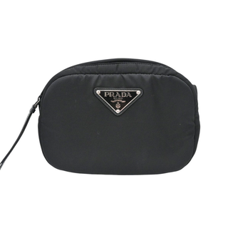 PRADA | Black Padded Nylon Belt Bag