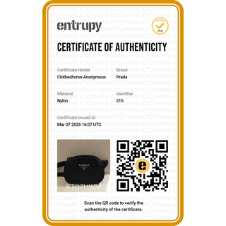 PRADA | Black Padded Nylon Belt Bag