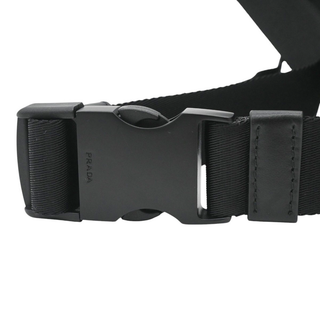 PRADA | Black Padded Nylon Belt Bag