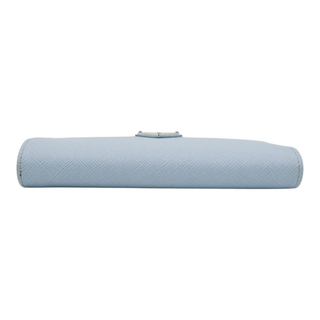 PRADA | Pale Blue Saffiano Leather Fold Wallet