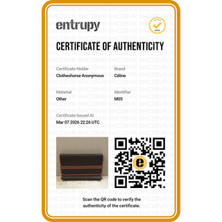 CELINE | Logo Macadam Flap Clutch