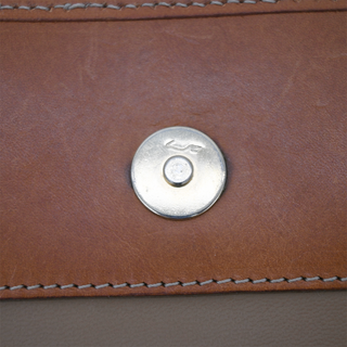 CELINE | Logo Macadam Flap Clutch