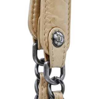 CHANEL | Gold Metallic Shopping in Moscow Tote Bag