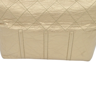 CHANEL | Gold Metallic Shopping in Moscow Tote Bag