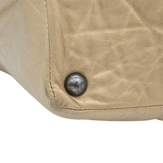 CHANEL | Gold Metallic Shopping in Moscow Tote Bag