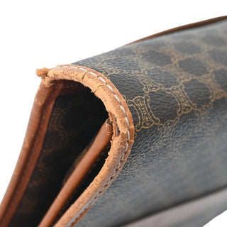 CELINE | Logo Macadam Flap Clutch