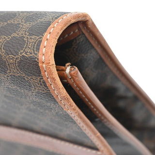 CELINE | Logo Macadam Flap Clutch