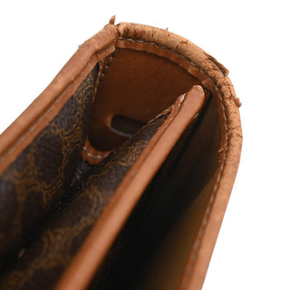 CELINE | Logo Macadam Flap Clutch