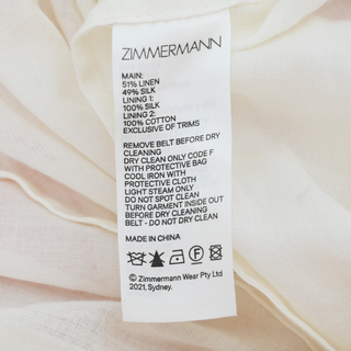 ZIMMERMANN | Postcard Orange Floral Mini Dress