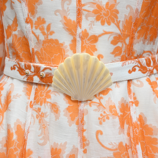 ZIMMERMANN | Postcard Orange Floral Mini Dress