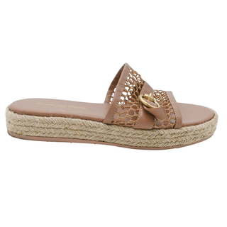 GIANVITO ROSSI | Mauve Leather & Mesh Espadrilles