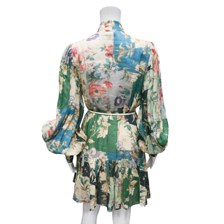 ALEMAIS | Floral Patchwork Mini Dress