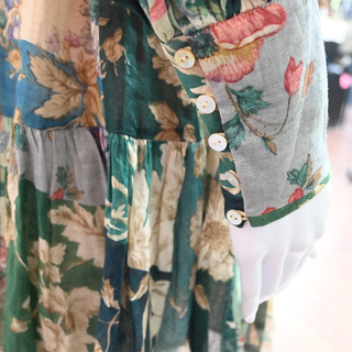 ALEMAIS | Floral Patchwork Mini Dress