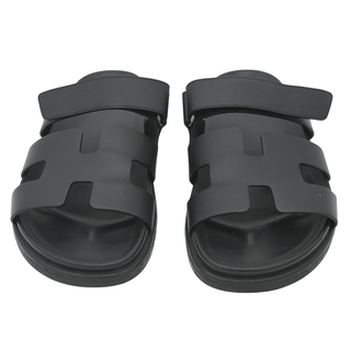 HERMES | Black Chypre Sandals
