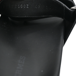 HERMES | Black Chypre Sandals