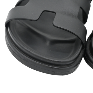 HERMES | Black Chypre Sandals
