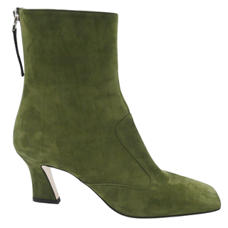 FENDI | Green Suede FFreedom Zip Booties