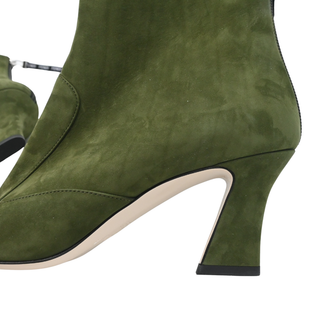 FENDI | Green Suede FFreedom Zip Booties