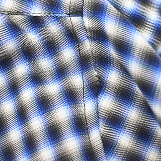 LOEWE | Blurred Check Cotton Button-Down Blouse