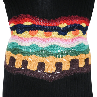 GABRIELA HEARST | Black Ribbed Knit Maxi Dress