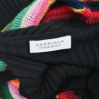 GABRIELA HEARST | Black Ribbed Knit Maxi Dress